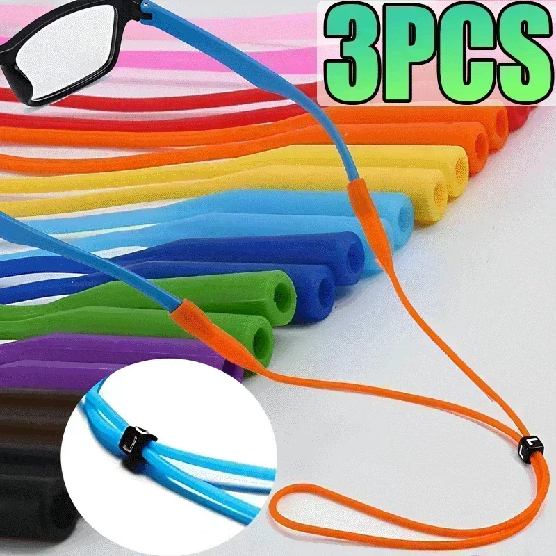 3/1pcs Candy Color Elastic Sil - Sunglass Retainer Cord recension och pris