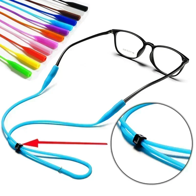 3/1pcs Candy Color Elastic Sil - Sunglass Retainer Cord recension och pris
