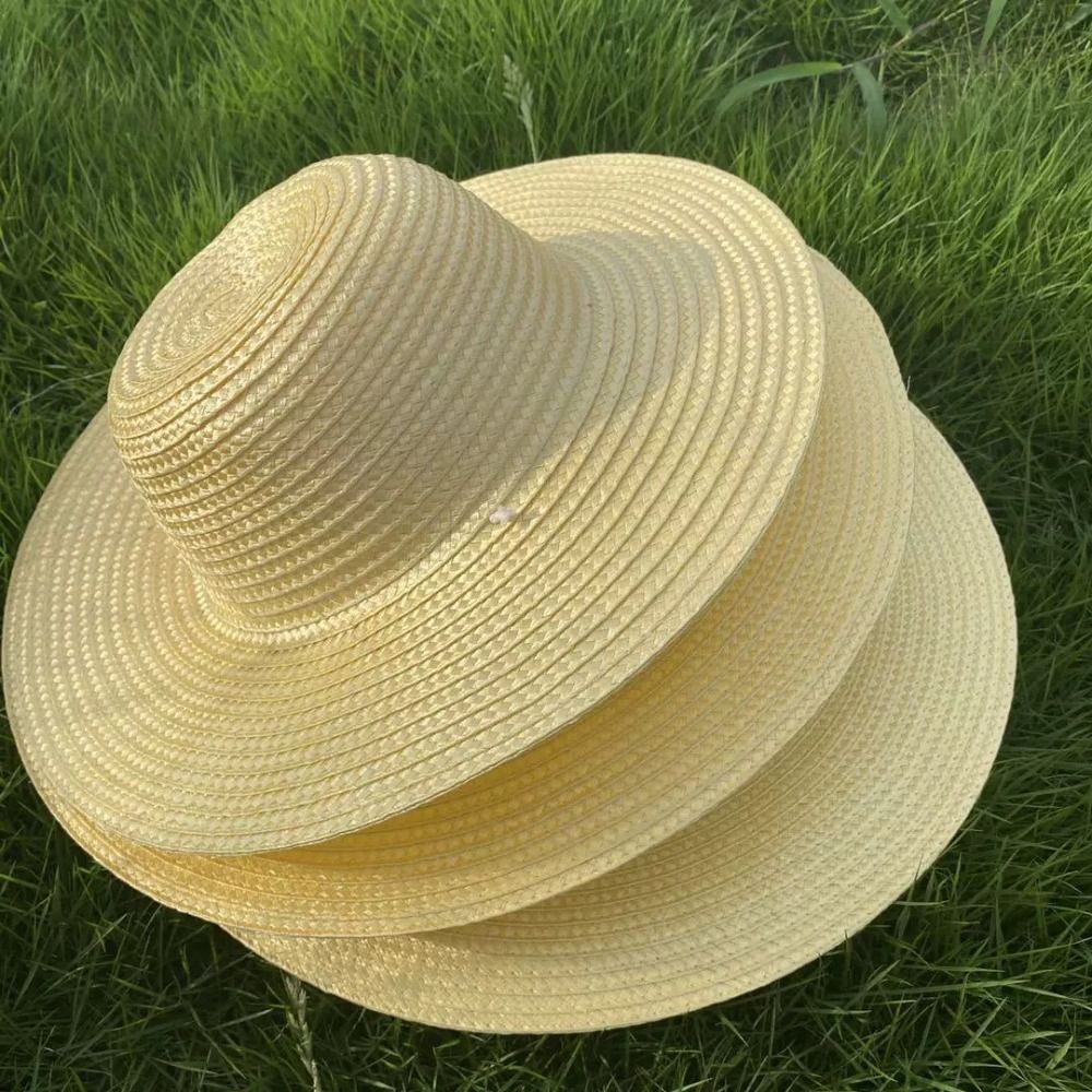 Summer Wide Brim Straw Hat wit - Bucket Hat Straw recension och pris