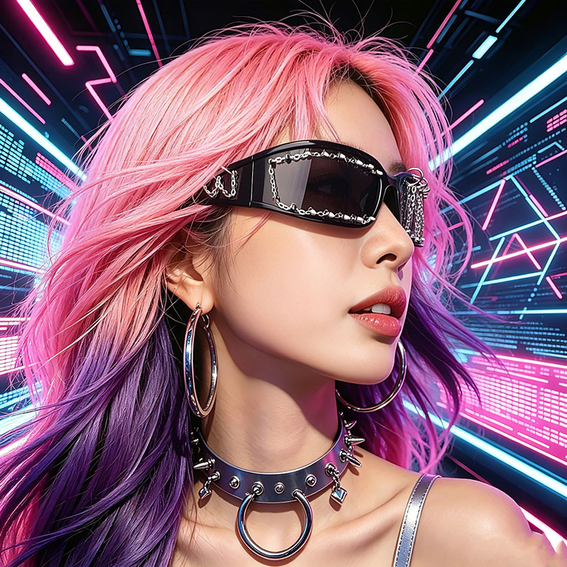 New Fashionable Handmade Punk  - Sunglass Retainer Cord recension och pris